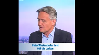 Peter Westenthaler liest ÖVP die Leviten!