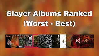 Slayer Albums Ranked (Worst - Best)