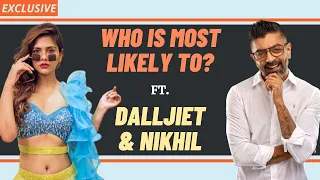 Newly married Dalljiet Kaur and Nikhil Patel play 'Who's most likely to' with ETimes TV