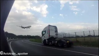 Thai Airways International Airbus A330-343 (VP-CRP) / Landing from Naples Capodichino LIRN