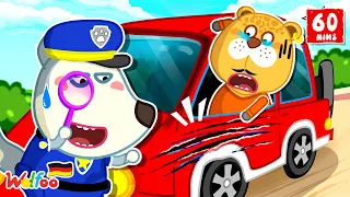 Wolfoo Geschichte🐺Wolfoo! Jemand Hat Mein Auto Angefahren! - Lernvideos Für Kinder @WolfooDeutsch