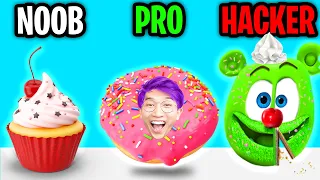 Can We Go NOOB vs PRO vs HACKER In BAKE IT APP!? (ALL LEVELS!)