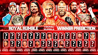 WWE Royal Rumble 2024 Entry & Winner Prediction 🔥❤
