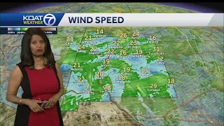 Warm pattern with gusty wind expectations