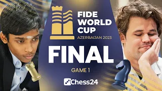 Magnus vs. Pragg! Is the World #1 Ready For the Future? | Game 1 | FIDE World Cup Final 2023