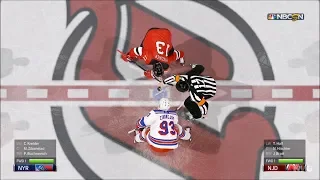 NHL 19 - New Jersey Devils vs New York Rangers - Gameplay (HD) [1080p60FPS]