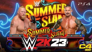 WWE 2K23 Brock Lesnar VS Randy Orton - WWE 2K23 - PS4 Gameplay