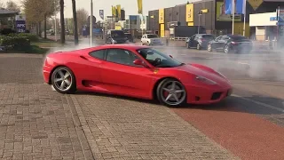 Ferrari 360 Modena Doing CRAZY Donuts!