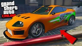 THE BEST CAR IN GTA ONLINE (FAST AND FURIOUS SUPRA)