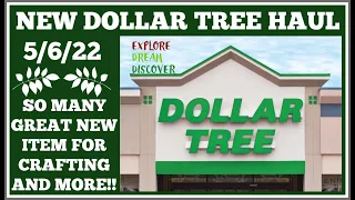 NEW DOLLAR TREE HAUL 🤑 5/6/22 NEW ITEMS!!