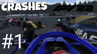 F1 CRASHES #1 2019 - 2022