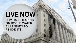 Streaming Live: Chicago holding hearing on overly-inflated water bills given to residents