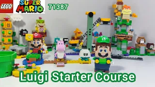 Lego Super Mario Adventures with 71387 Luigi Starter Course. Lego Mario Luigi Time. How to play? 🔥🔥🔥