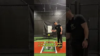 Softball hitting tip to create a short, quick swing