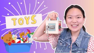 Learn English and Cantonese | Play with Toys | Baby & Toddler Educational Video