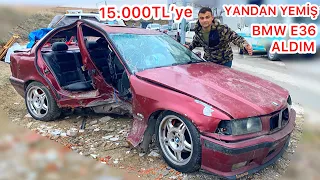 15.000TL’ye YANDAN YEMİŞ ARABA ALDIM | BMW E36 320i