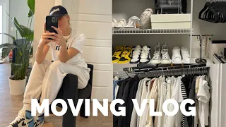 MOVING VLOG: unpacking + organizing, first few days in new apartment