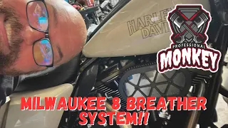 Does your Harley Have Blowby? Crank Case Pressure Release System Install!