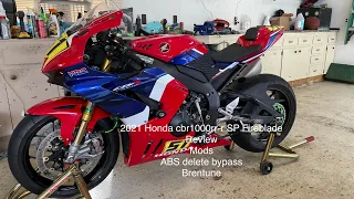 2021 Honda cbr1000rr-r sp fireblade review, mods, brentune, abs delete, dash explained