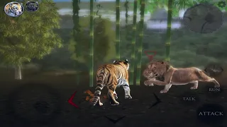 🐅Tiger VS Elephant Lion Hippo Rhino Giraffe Water Buffalo Raccoon Part 2