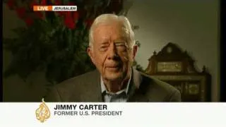 Carter urges halt to Israeli settlement building - 27 Aug 09
