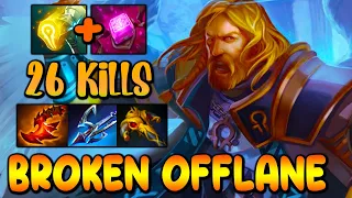 BROKEN OFFLANE [ Omniknight ] 26 SAVAGE - DOTA 2 GAMEPLAY