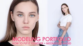 How to build a modeling portfolio | Model's book for beginners: tips advices What mistakes to avoid