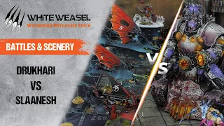 Drukhari vs Slaanesh  - Warhammer 40k - Battles & Scenery