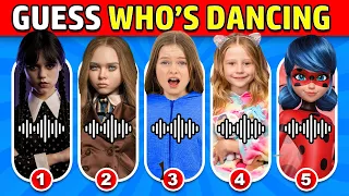 Guess The Meme &  DANCES | Salish Matter,Wednesday,megan,like Nastya,payton delu,Sonic