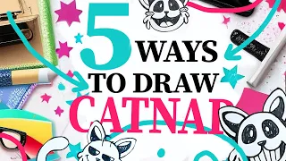 5 ways to draw a CATNAP in your sketchbook.