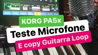 COMPARAÇÃO KORG PA5X vs YAMAHA GENOS  PT - 2 "MICROFONE E EDIÇÃO DE RITMOS"  - By Thyago Rybeiro