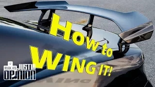Camaro ZL1 1LE CF Wing Install