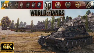 IS-7 - Steppes map - 8,6k damage - 7 kills World of Tanks replay 4K