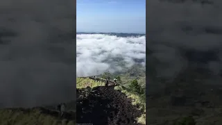 View lautan Awan di gunung Batur Bali #shorts