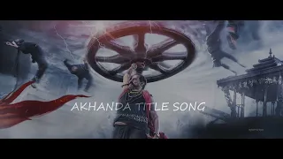 AKHANDA TITLE BGM | Akhanda Title Song | Akhanda Title Ringtone |