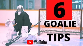 NHL GOALIE COACH: 6 TIPS FOR BETTER GOALTENDING