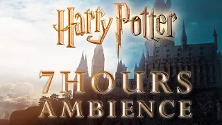 7 Hours Harry Potter Ambience ⚡ RELAX & STUDY 📚 All ASMR Rooms