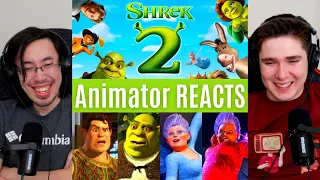 REACTING to *Shrek 2* THE GREATEST SEQUEL!! (First Time Watching) Animator Reacts