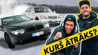 KURŠ BŪS ĀTRĀKS UZ LEDUS? (BMW VS MERCEDES) EP3