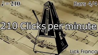 210 click BPM Metronome