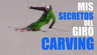 ESQUÍ CARVING : mis SECRETOS del GIRO carving (giros amplios)