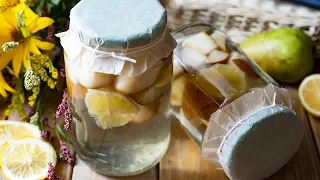 🍐🍋 Компот из груш с лимоном на зиму — видео рецепт / Pear and lemon compote, delicious recipe!