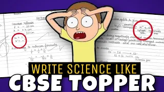 CBSE TOPPER science answersheet ANALYSIS in 4 minutes 🔥 Class 10 SCIENCE paper presentation tips