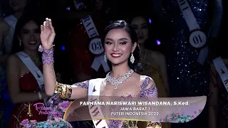 Puteri Indonesia 2023: Farhana Nariswari Wisandana, S.Ked.