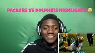 Green Bay Packers vs . Miami Dolphins FULL GAME HIGHLIGHTS Reaction!