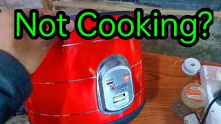 Rice Cooker not Cooking || warm light ok cook light off? || How to solved cooking problem