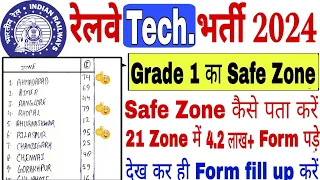 RRB Technician Grade 1 Safe Zone || rrb technician vacancy 2024 🔥