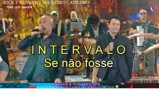 KARAOKÊ  - MIL VEZES CANTAREI  - RICK & RENNER .