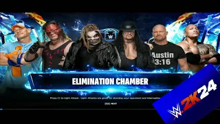FULL MATCH - 6 MAN ELIMINATION CHAMBER MATCH | WINNER CHALENGE CHAMPION IN WRESTLEMANIA | WWE 2K24