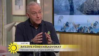 Han försvarar terrormisstänkta Akilov: "Ett hedersuppdrag" - Nyhetsmorgon (TV4)
